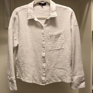 Sanctuary | Waffle Texture Button Down | S